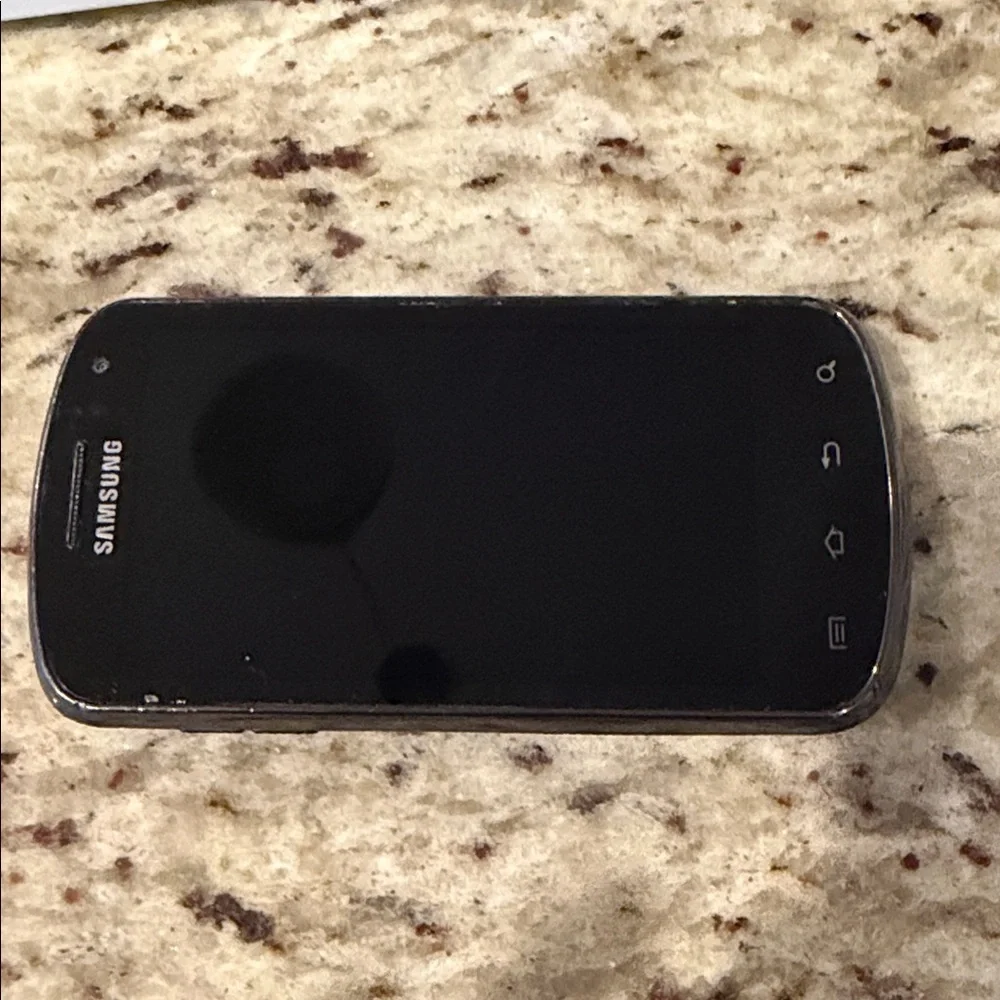 Samsung Black Smartphone with Keyboard